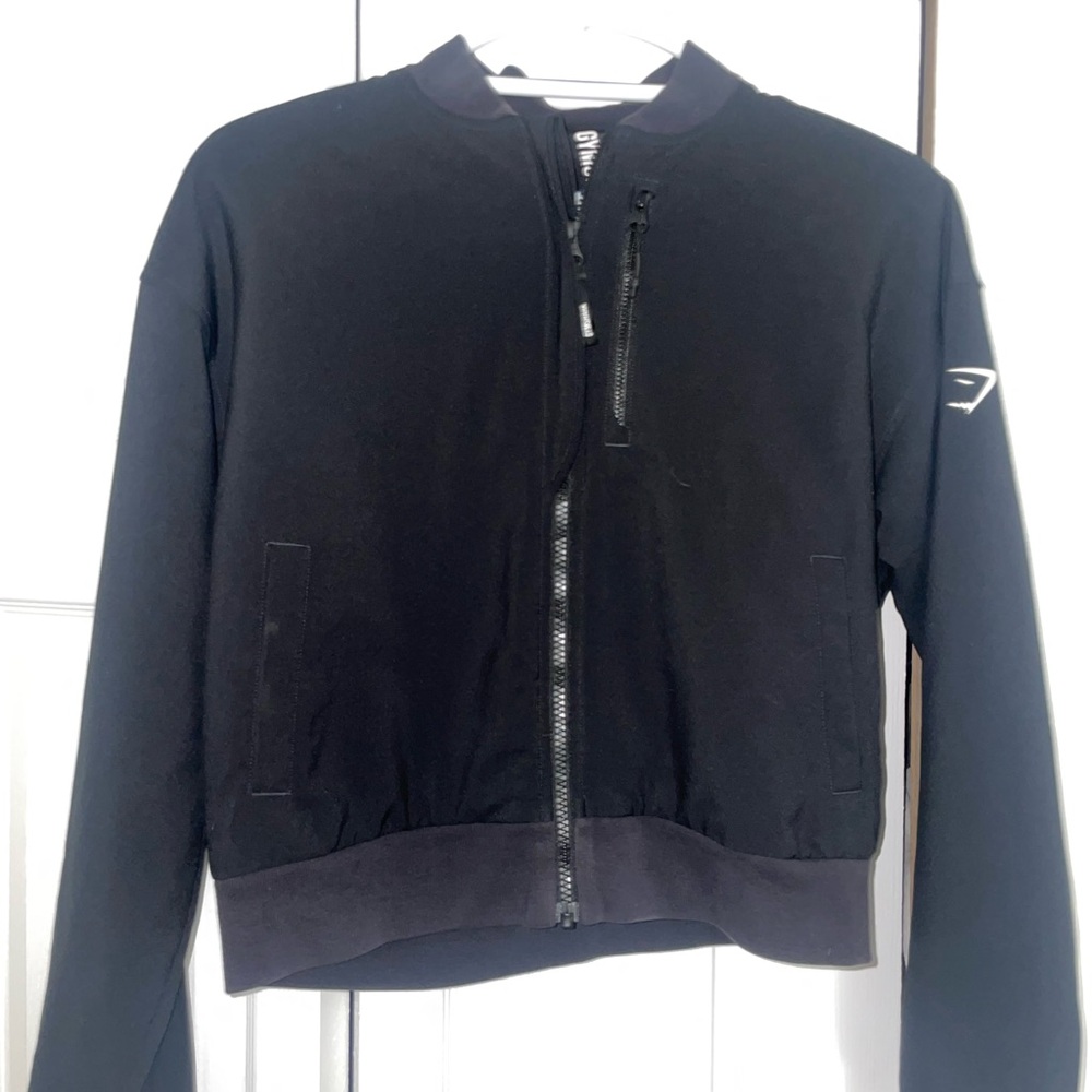Gymshark Black Bomber Jacket